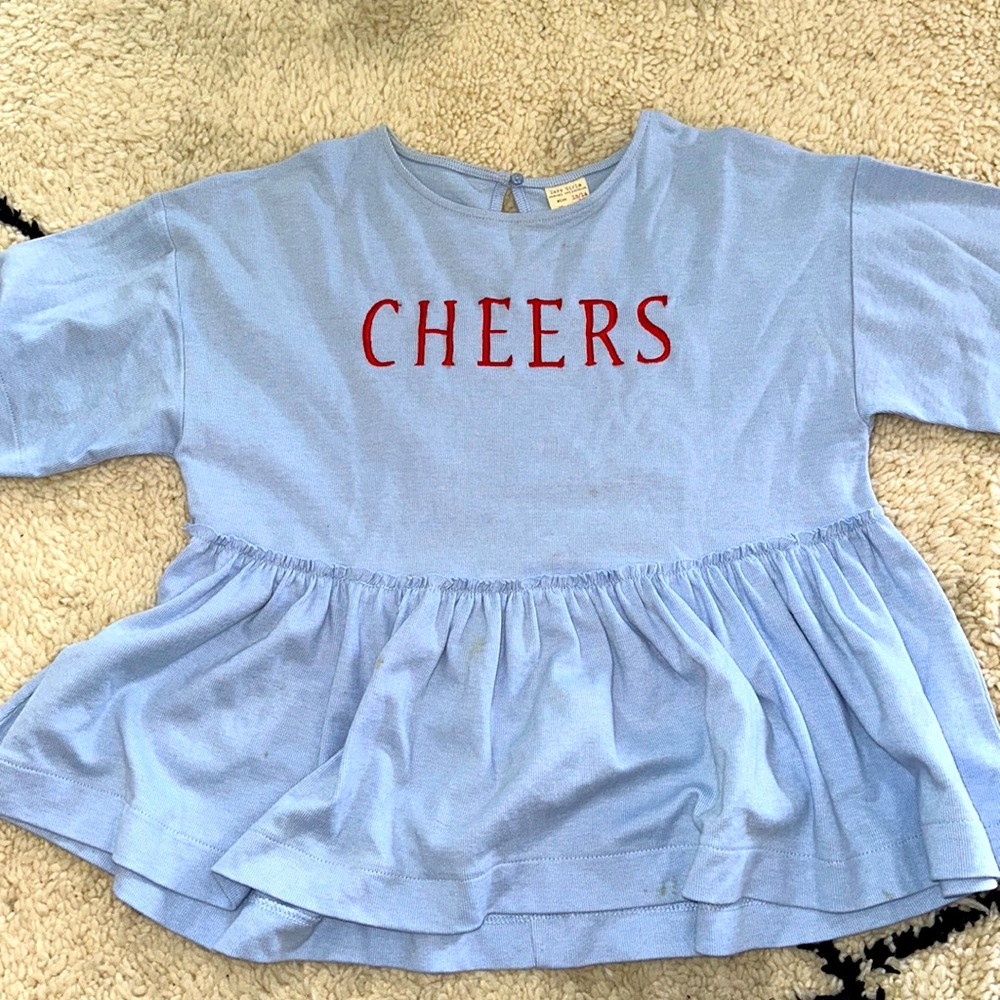 Zara kids Cheers shirt